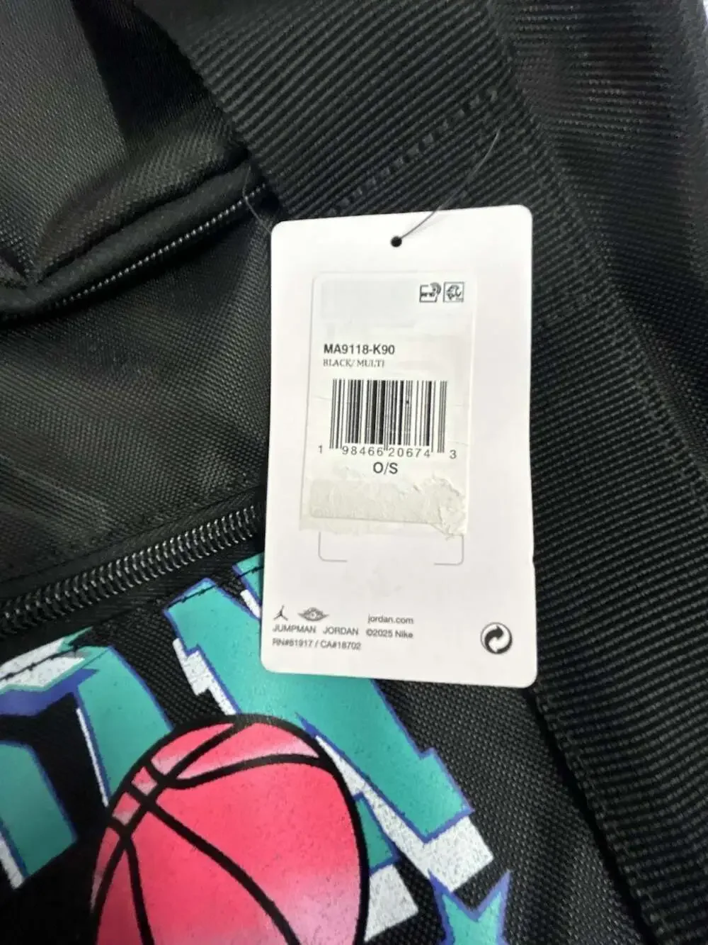 Jordan Jumpman Duffel Bag Black Multi O/S